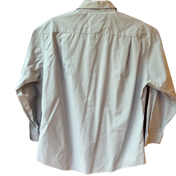 Jos. A. Bank White Blue Plaid Dress Shirt 16.5/33 - Picture 5 of 8